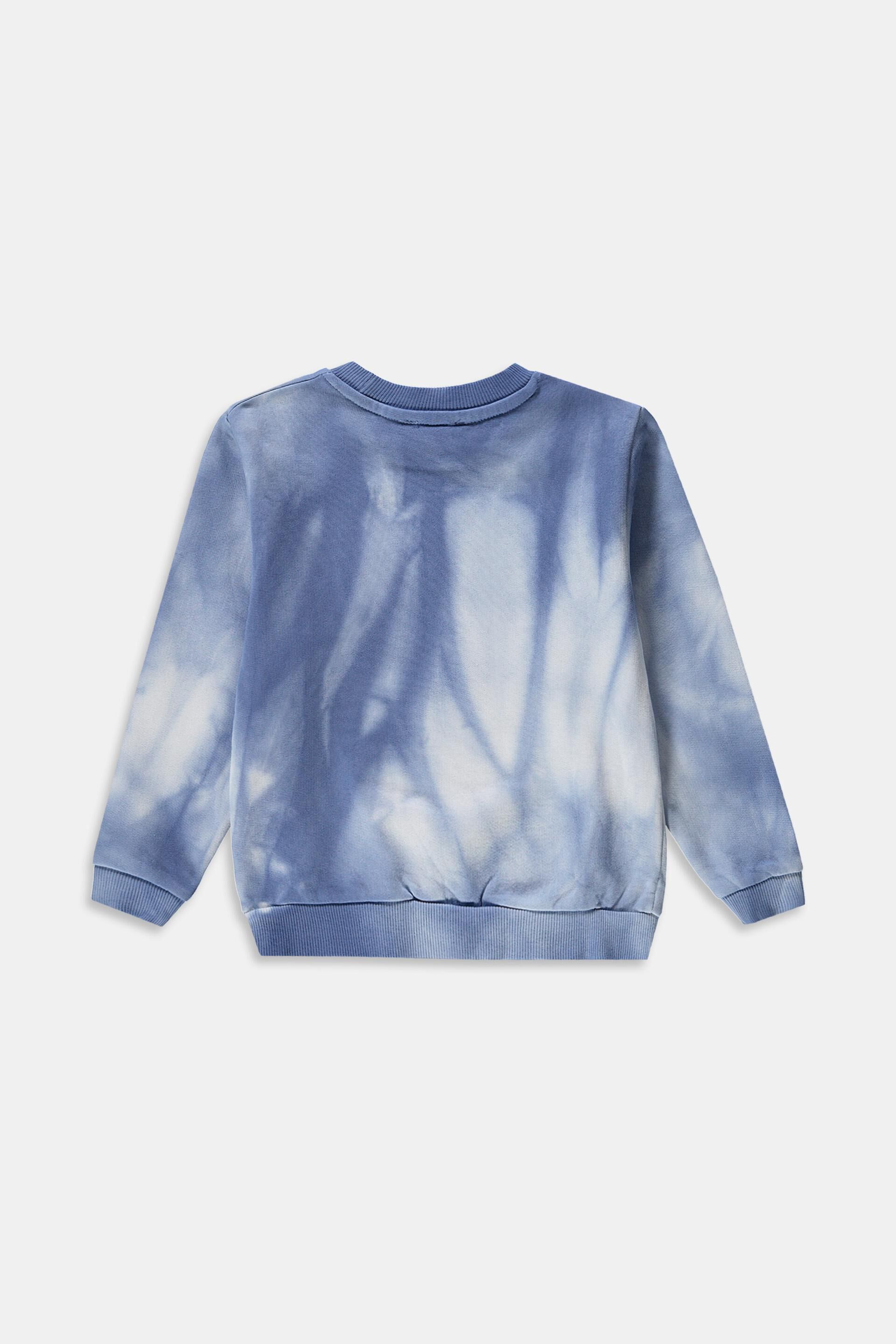 Sweat-shirt au look batik