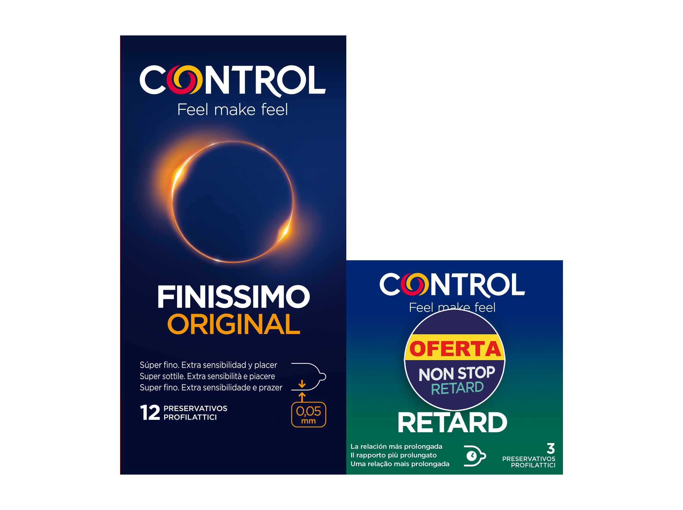 PRESERVATIVOS CONTROL FINISSIMO ORIG 12 UN  OFERTA RETARD 3UN