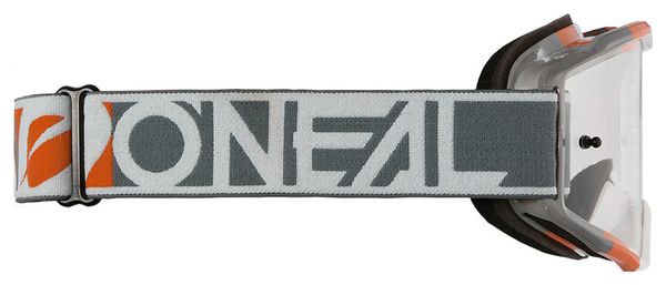 Masque O'Neal B-10 Duplex Gris/Orange Ecran Clear