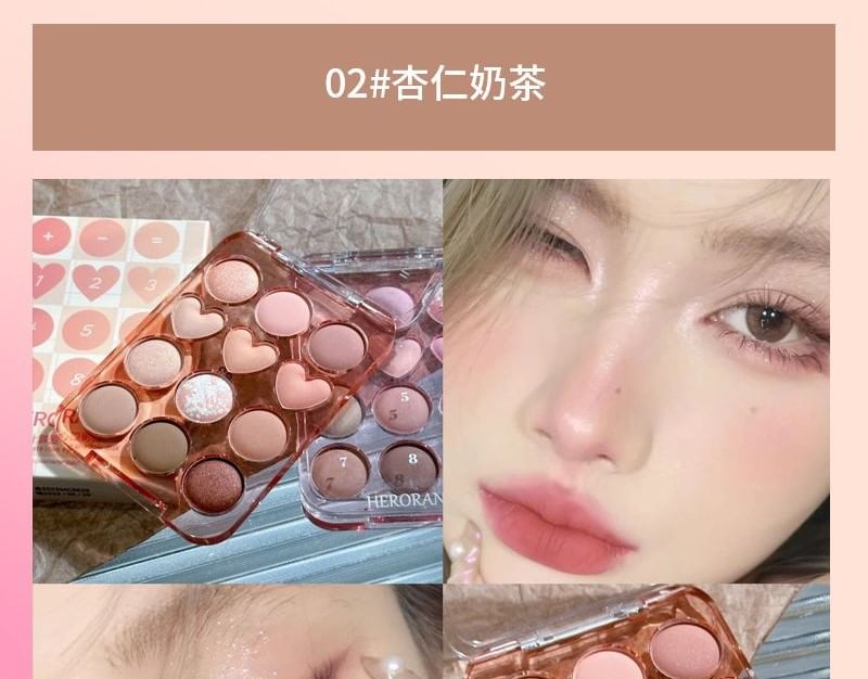 HERORANGE - Calculate Love Oogschaduw Disk Palette - Melkthee