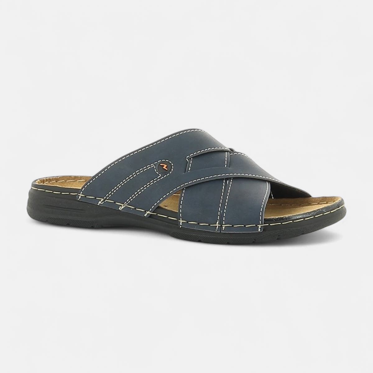 Mules Homme bleu marine