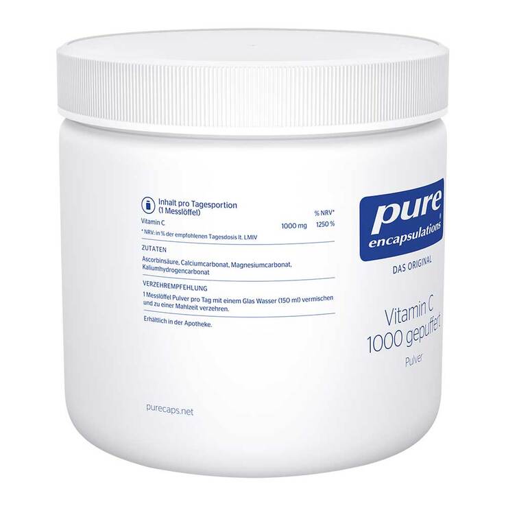Pure Encapsulations Vitamin C 1000 gepuffert Pulver, 227 g