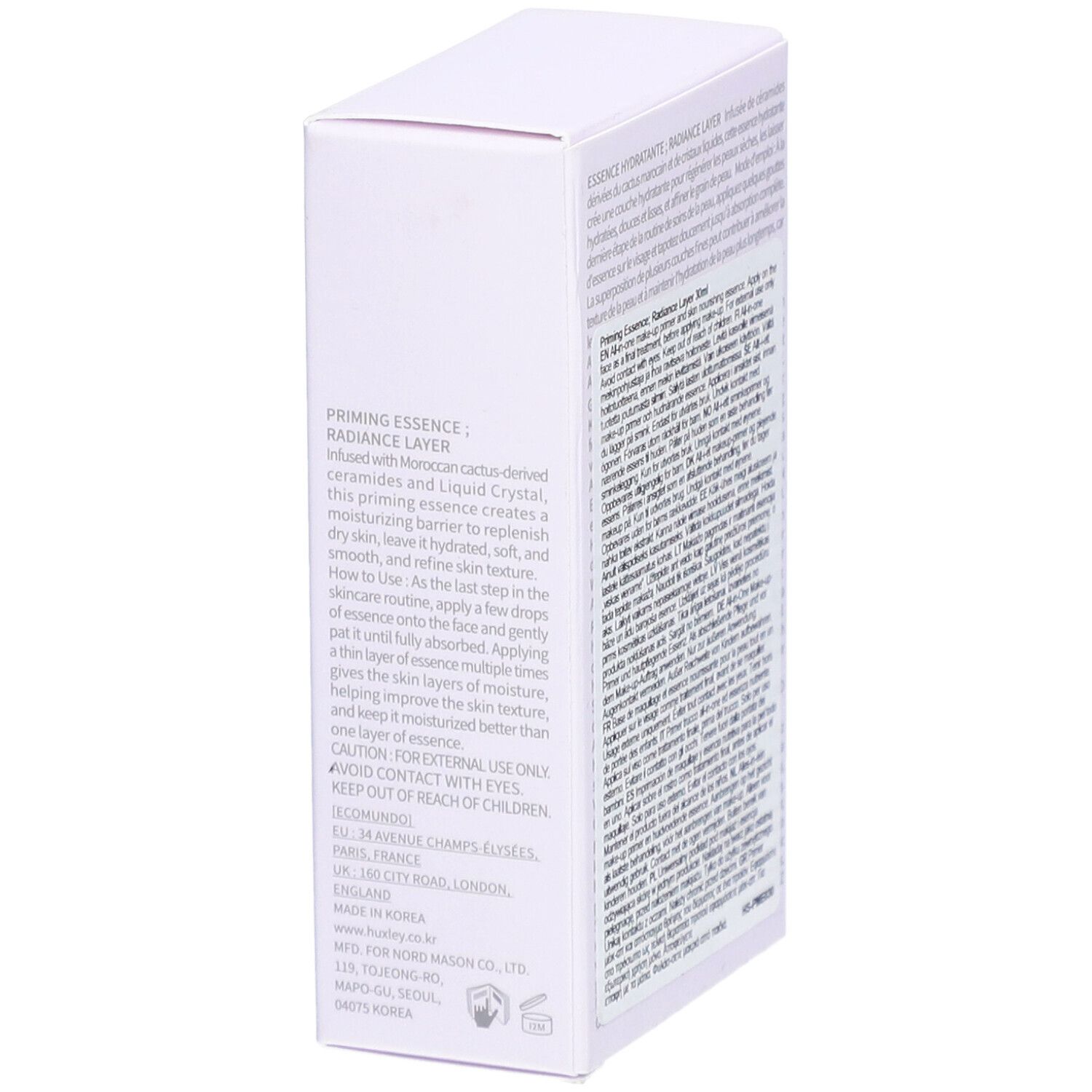 Huxley RADIANCE LAYER PRIMING ESSENCE