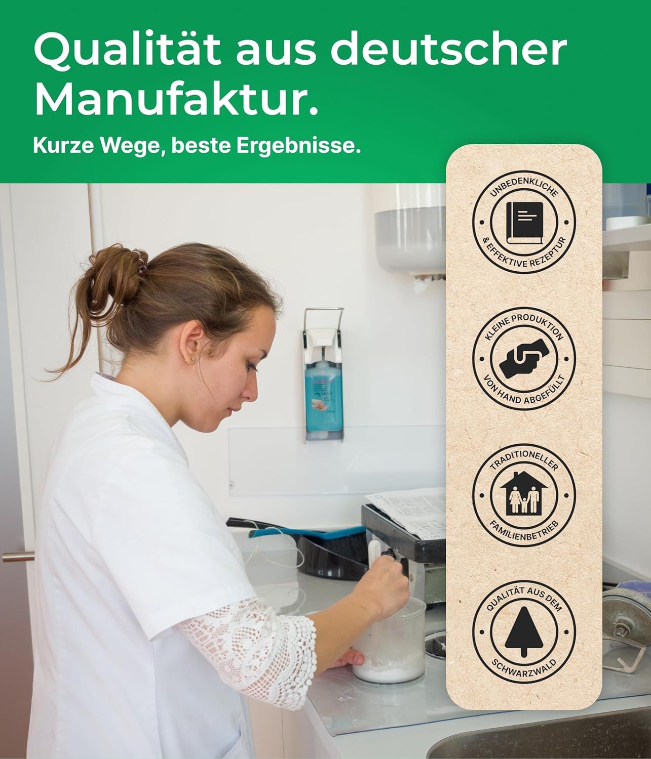 Emma Grün® Leder Komplettset mit Lederreiniger & Lotion inkl. wiederverwendbarem Schwamm & Bürste
