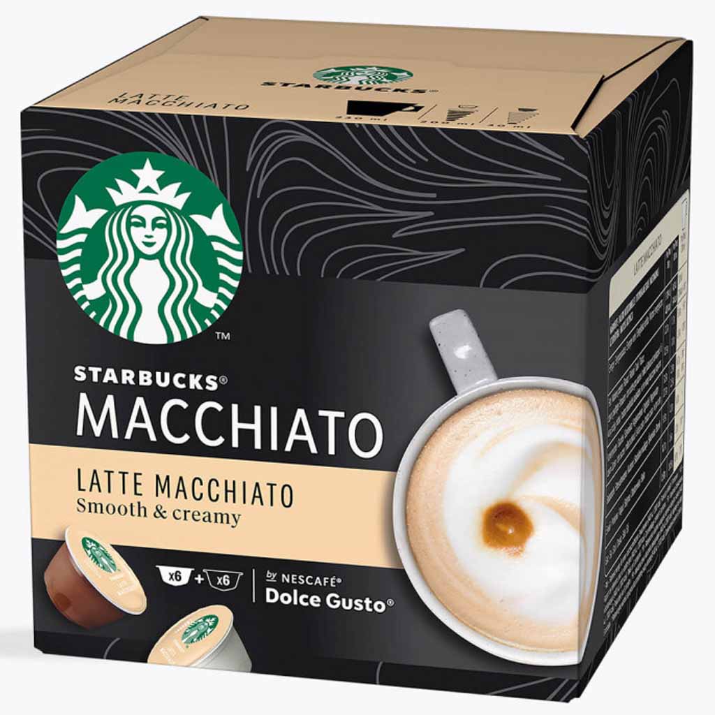 Starbucks Dolce Gusto Latte Macchiato 6 Tassen 129g MHD:31.5.25