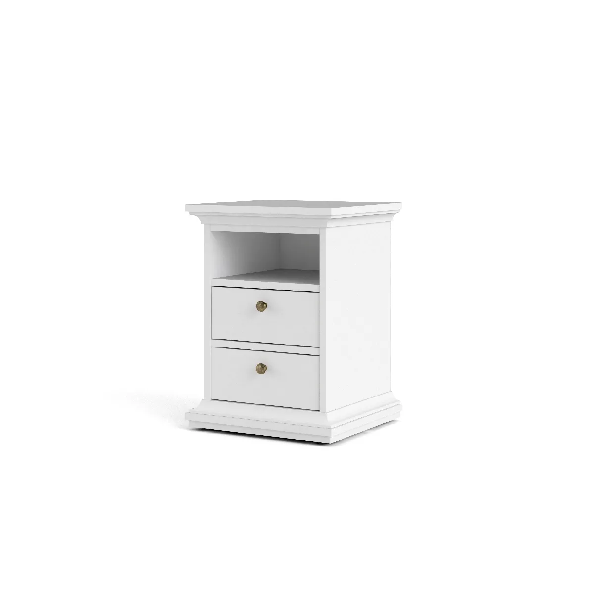 Alter Table de chevet blanche