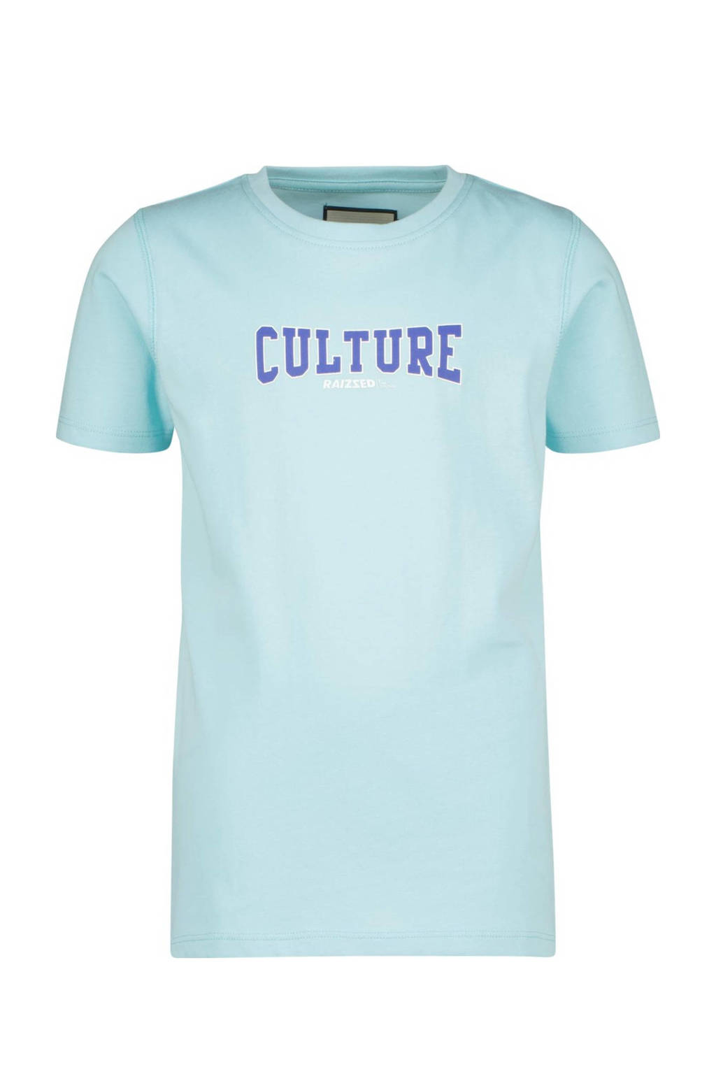 Raizzed T-shirt met logo lichtblauw