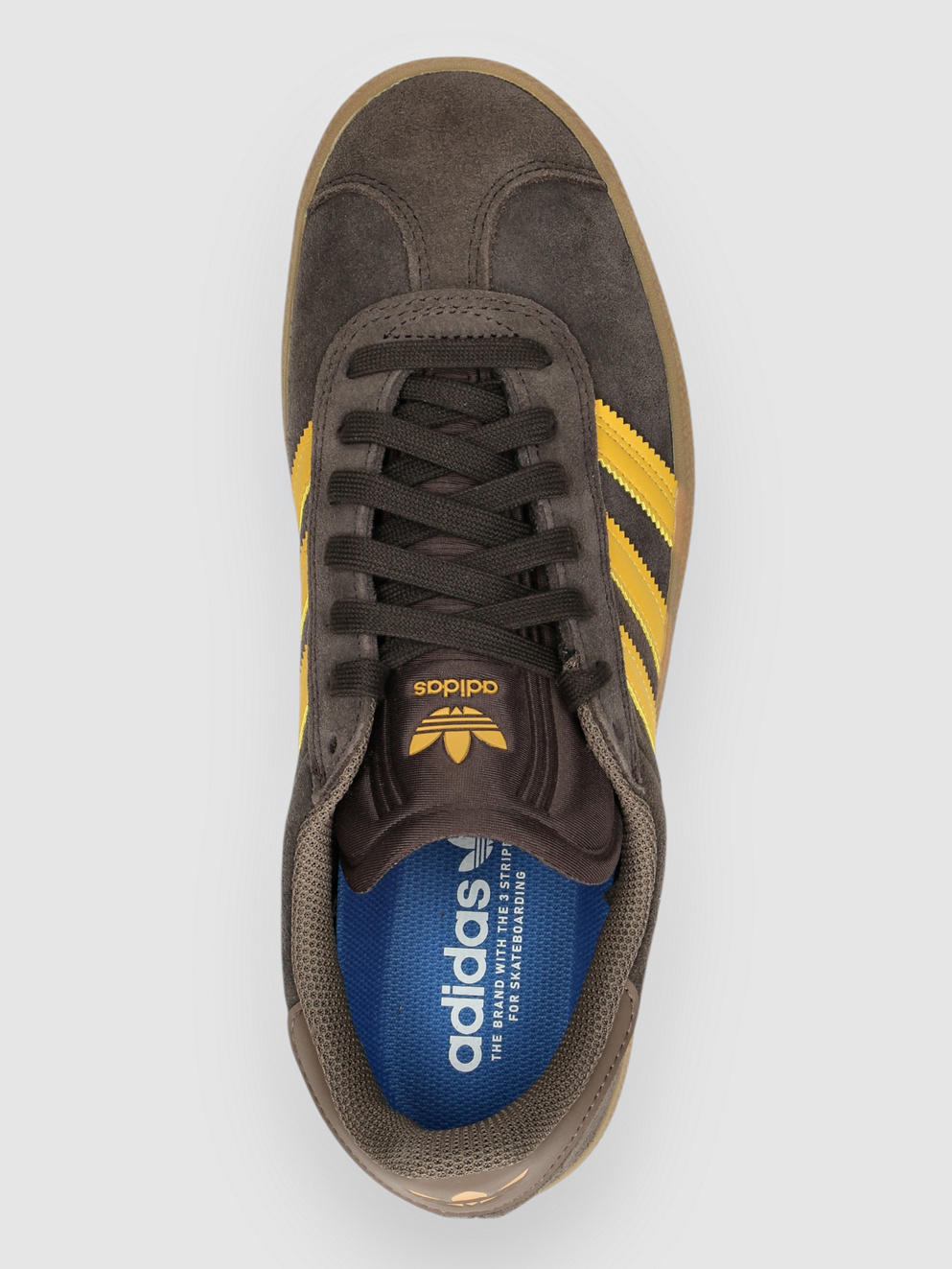 adidas Skateboarding Gazelle ADV Skate Shoes dbrown/preyel/earstr