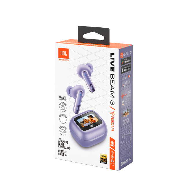 JBL - Live Beam3 True Wireless Purple