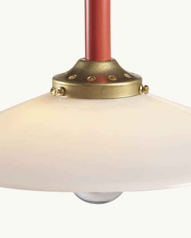 Valerie Objects Standing lamp no. 1 marmer vloerlamp Red
