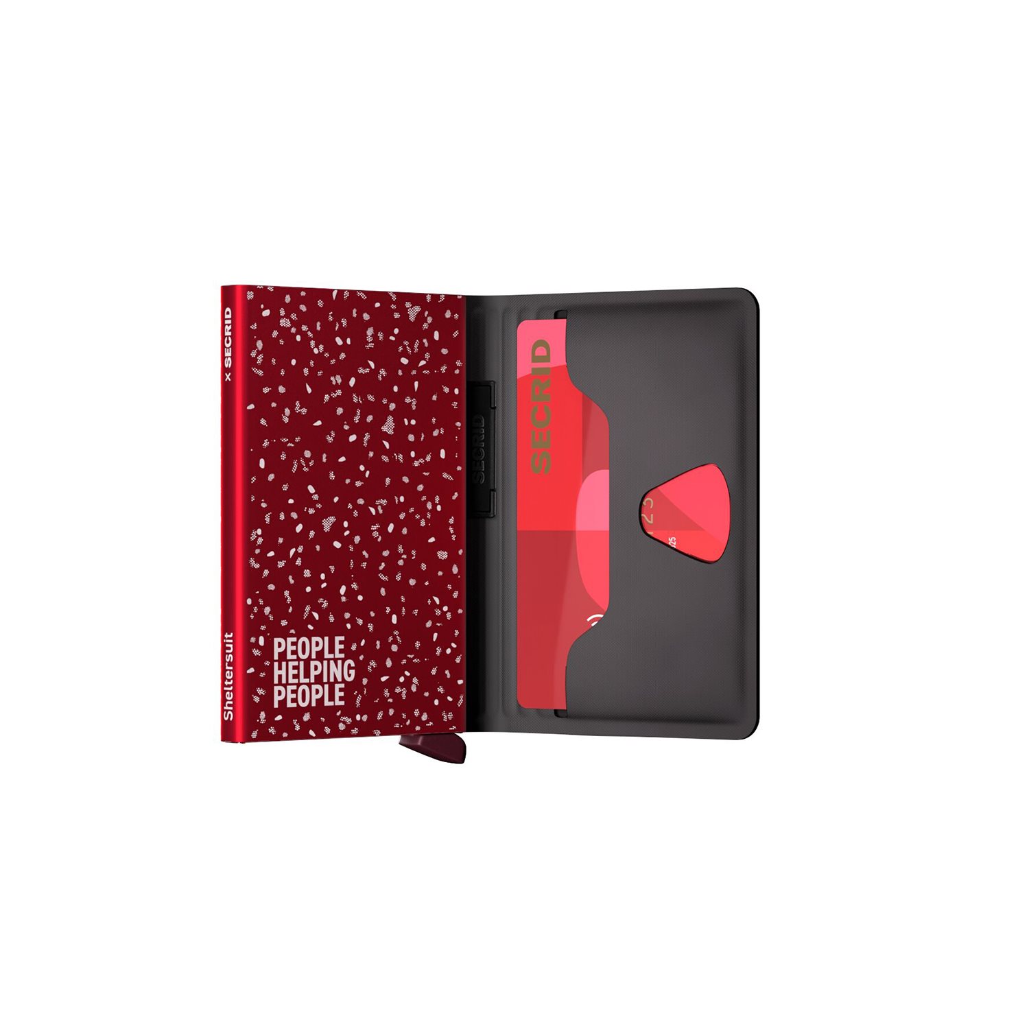 Secrid x Sheltersuit Bandwallet TPU black-red