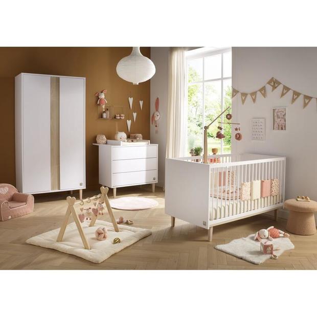 Chambre TRIO PALOMA Lit 70x140 + Commode + Armoire - SAUTHON
