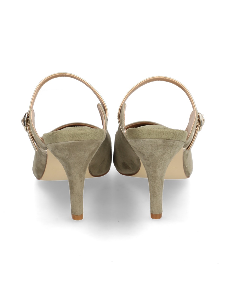 Veloursleder Pantoffel