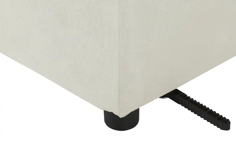 Element Branna Beige Samt mit Armlehne links