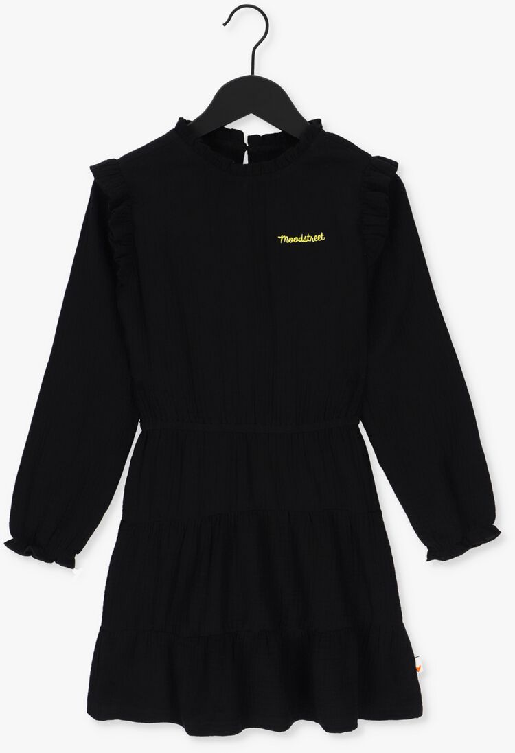 MOODSTREET zwarte moodstreet midi jurk m209-5813