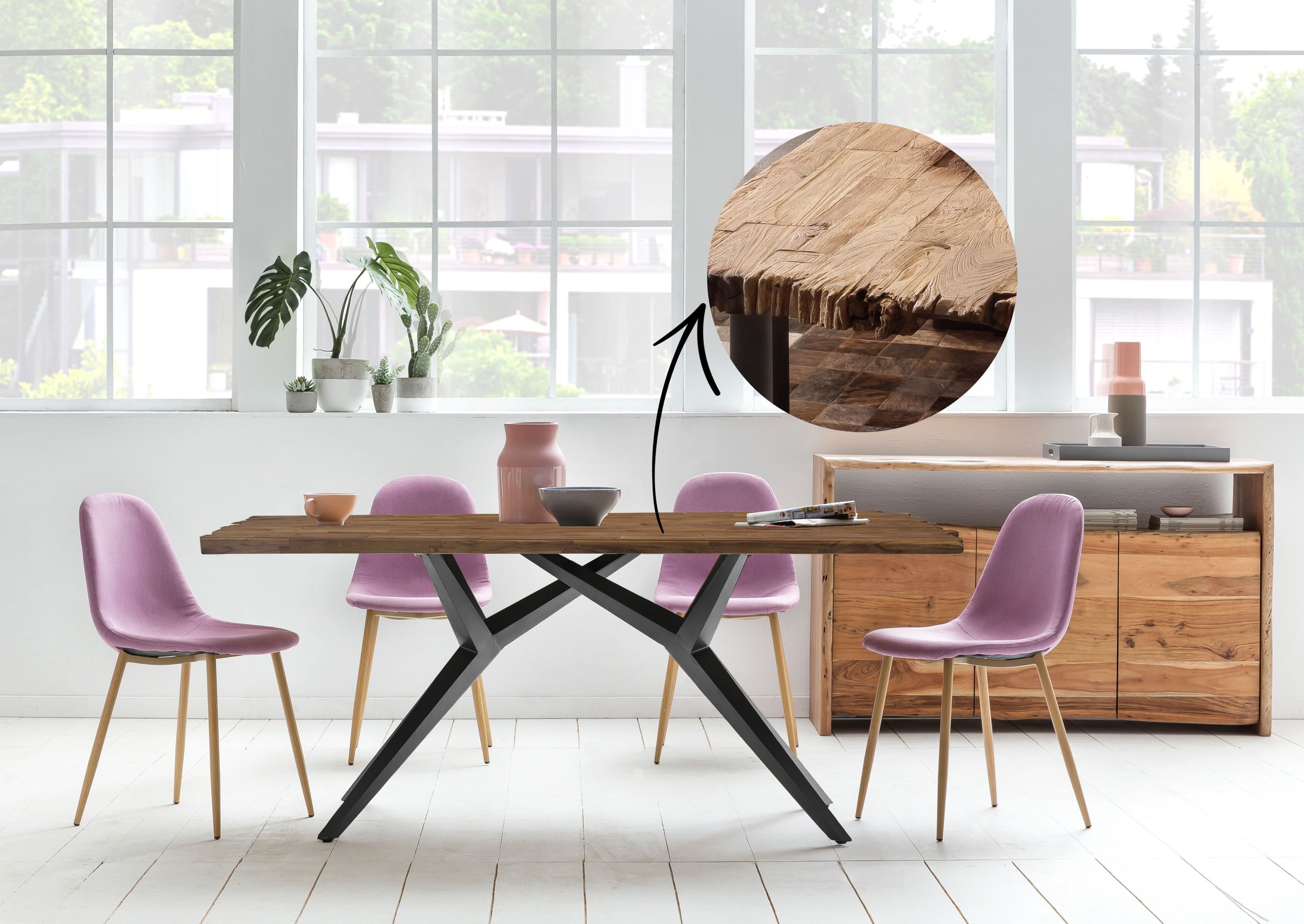 Tischplatte 160x90 Teak Esstisch Schreibtisch DIY Tisch Zubehör Küchentisch