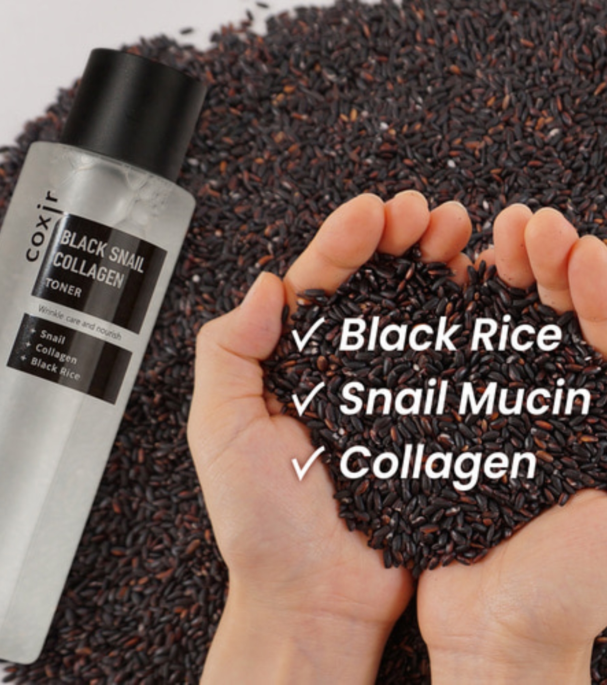 COXIR - Toner Black Snail Collagen