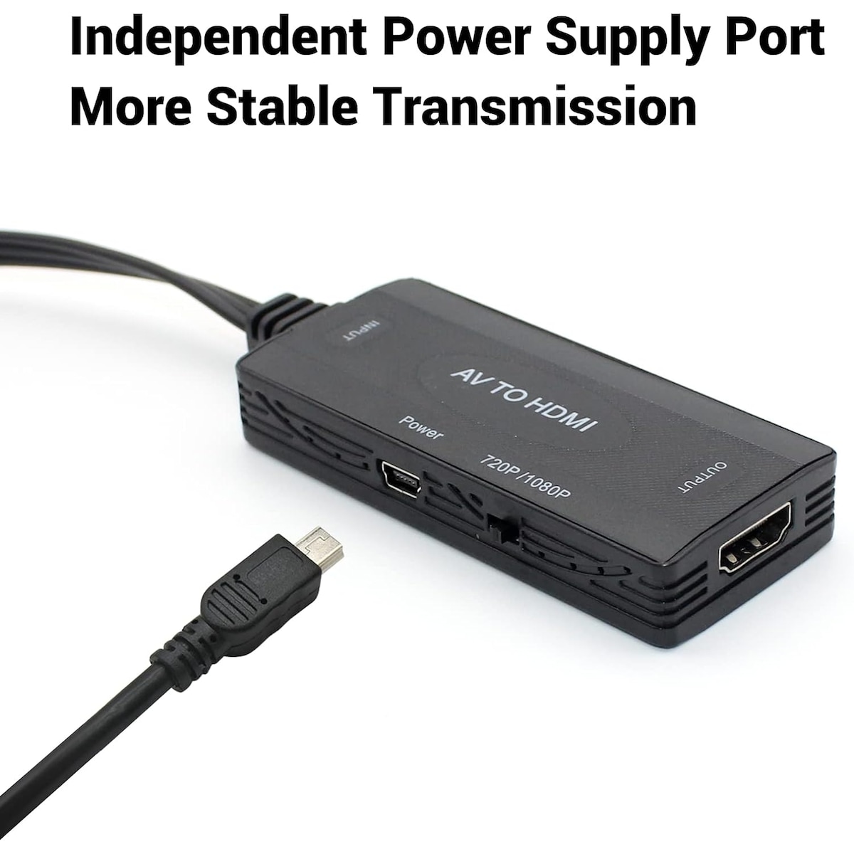 NÖRDIC Composite Video av HDMI-adapteren 3xrca og CVBS Converter 1080p i 60Hz 1M