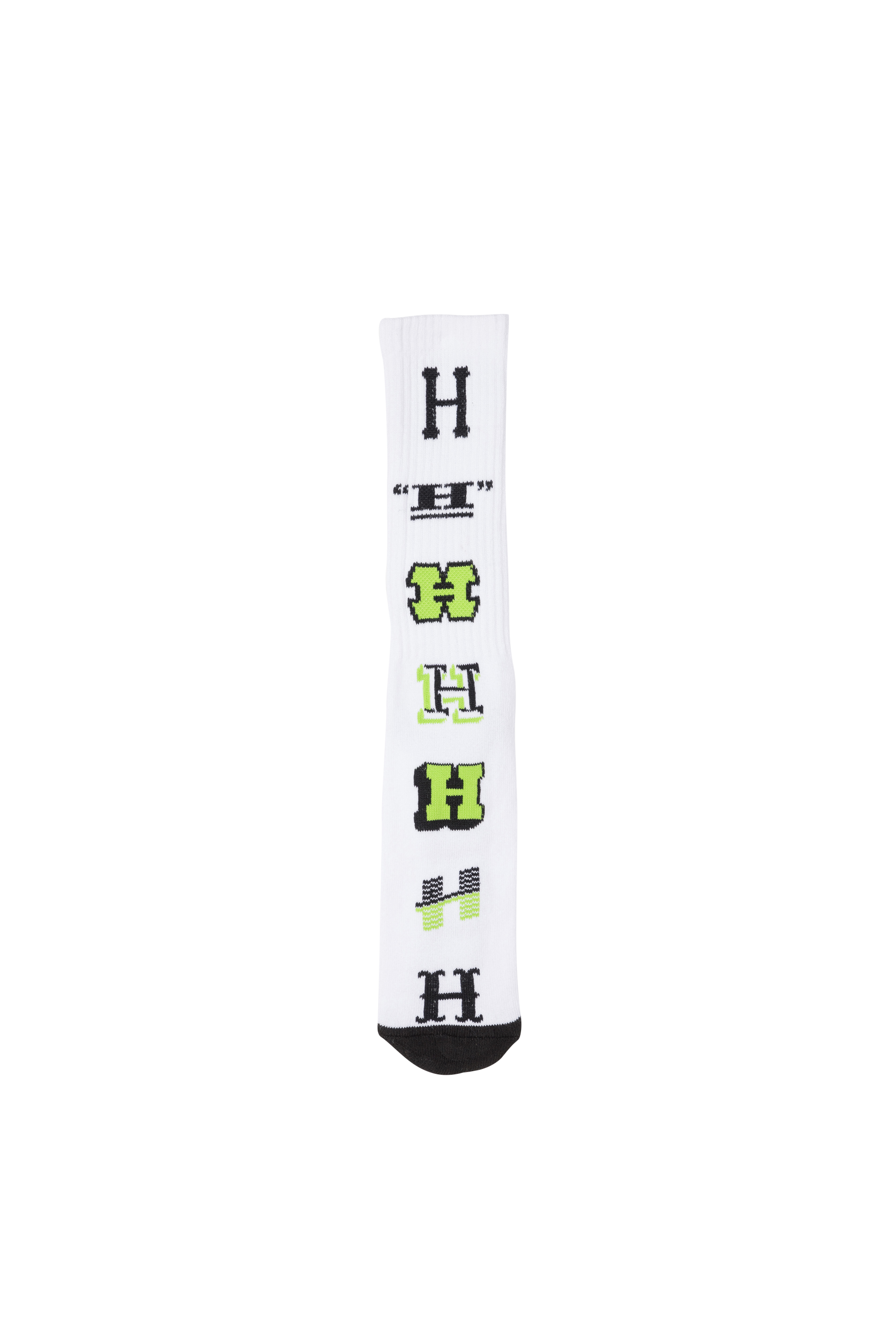 HUF chaussettes 20TH ANNIVERSARY CREW Blanc