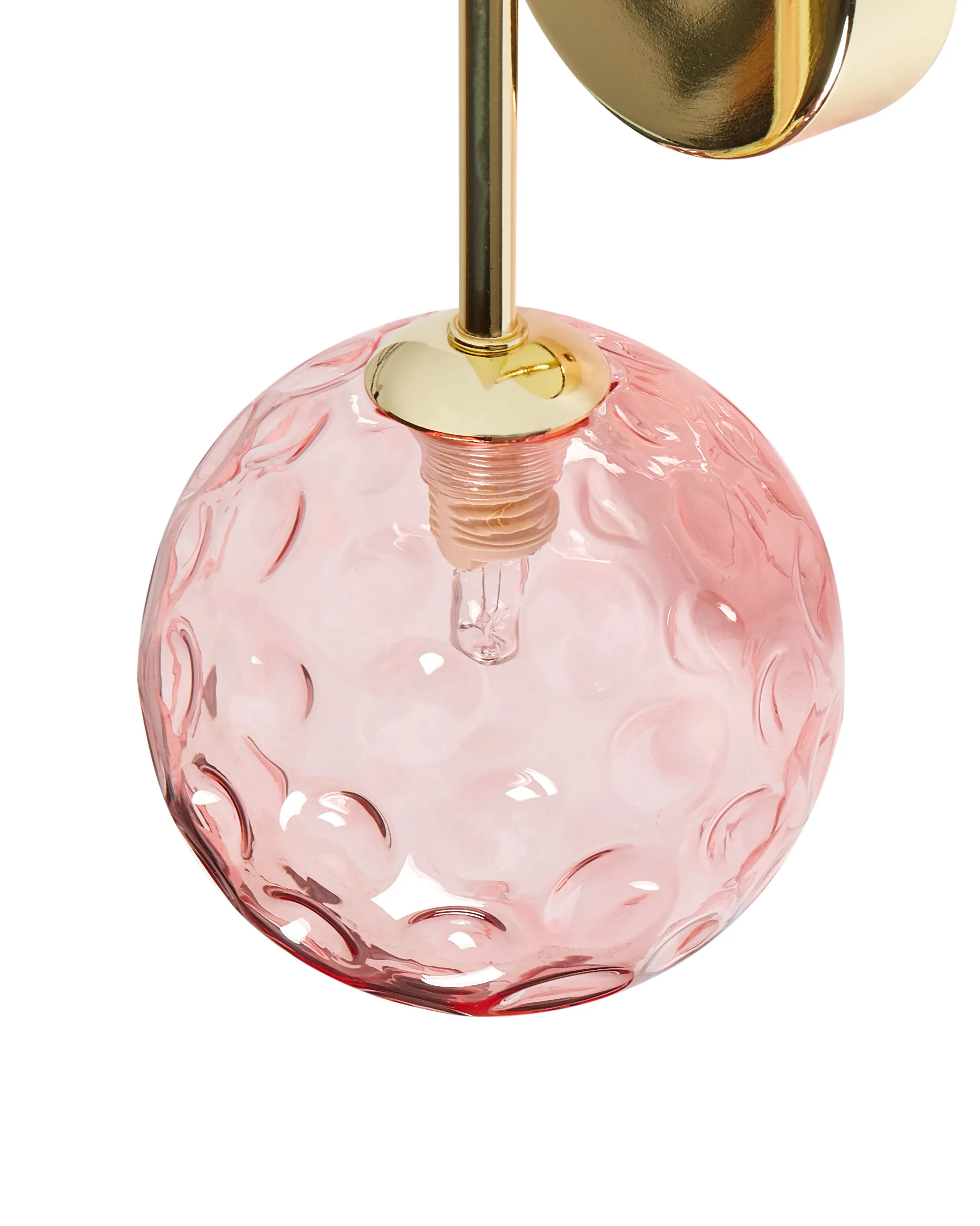 Set van 2 wandlampen ANADYR Glas Roze