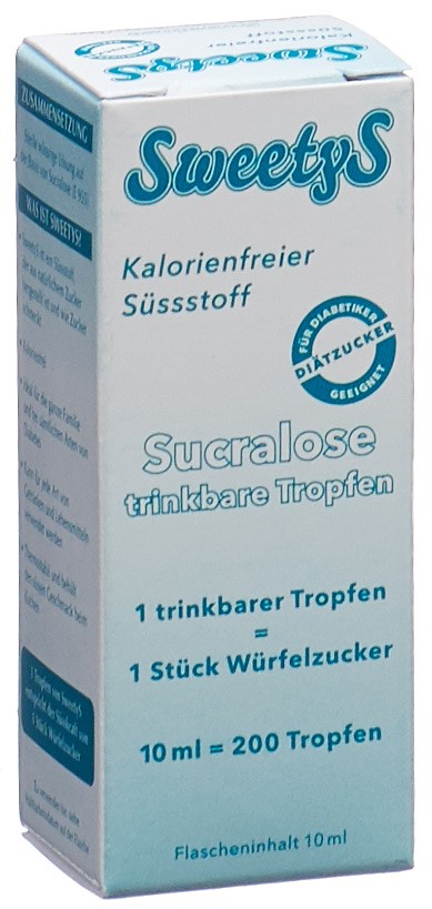 GOODNESS SweetyS Sucralose Süssstoff<br>10 ml, Tropfflasche, flüssig