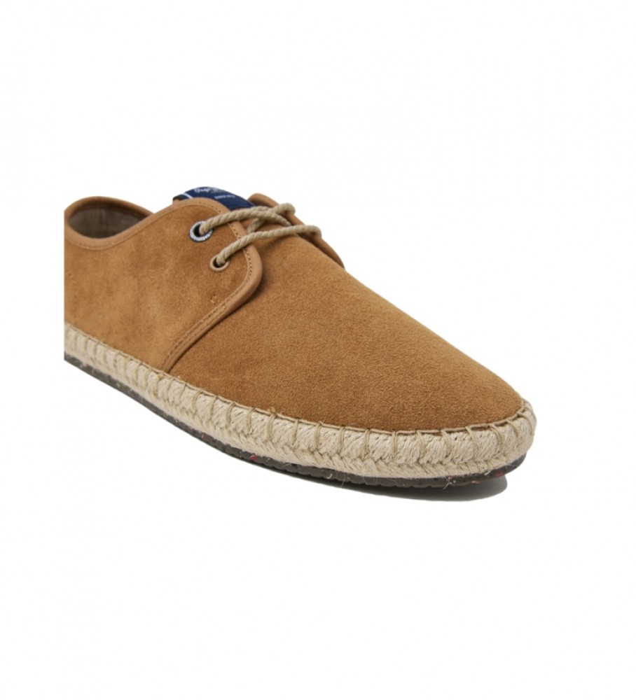 Tênis Pepe Jeans Tourist Classic de couro marrom