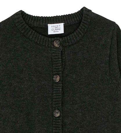 Hust and Claire Cardigan - Clyde - Strik - KoksGrå melange