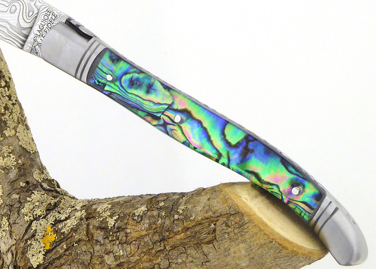 VENDU - Couteau Laguiole avec un manche en Manche en Abalone