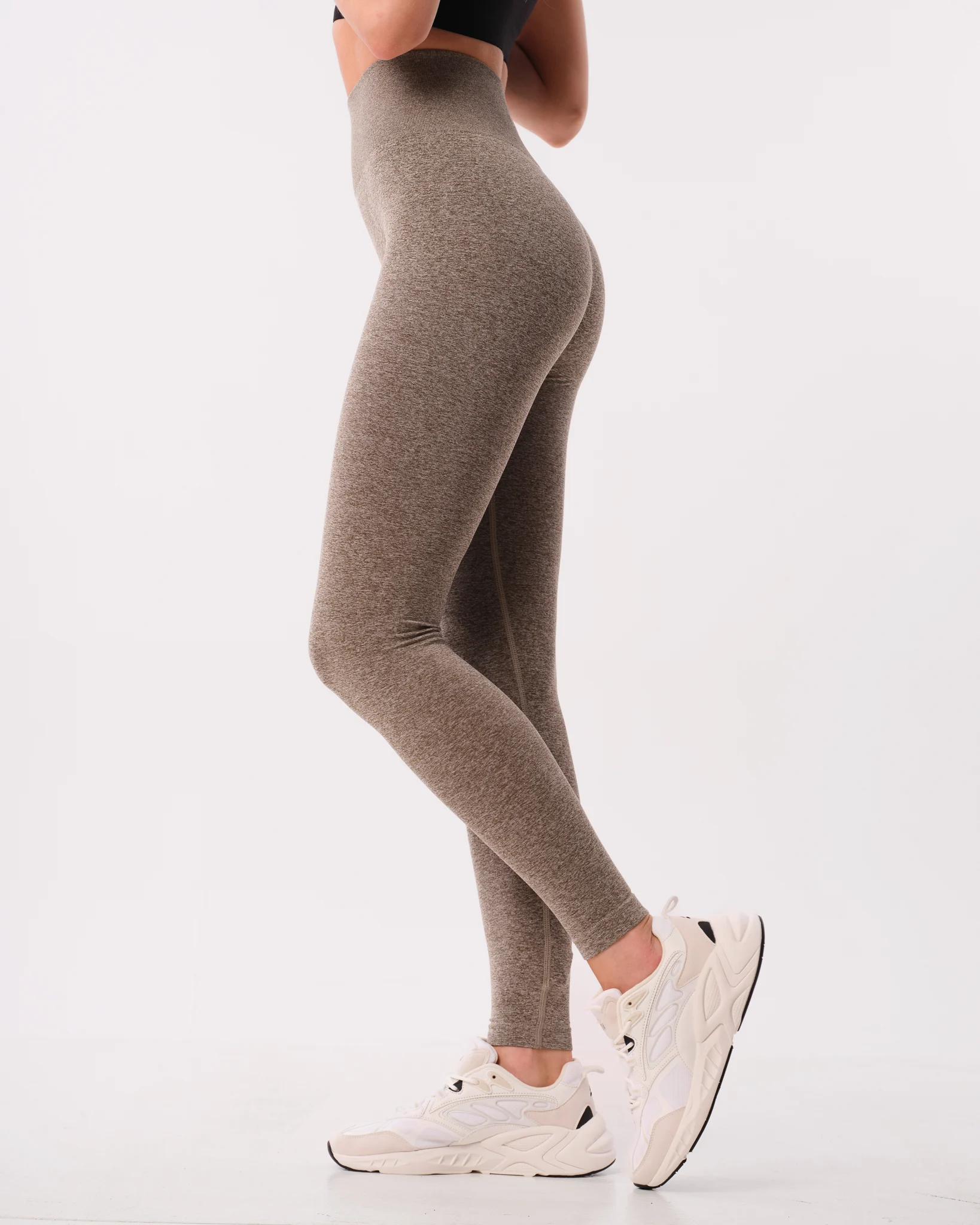 Bumpro Beam Clean Tights Olive Green Marl