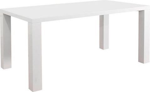 SalesFever - Eettafel - Wit - Hoogglans Lak - MDF Hout - 160 x 90 cm
