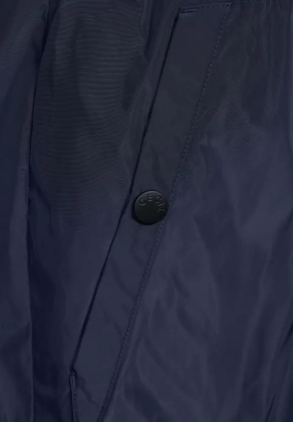 Longweste mit Mesh - deep blue