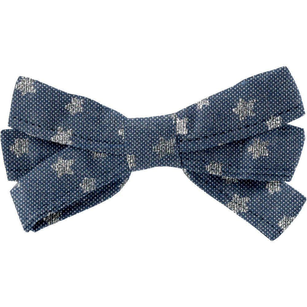 Barrette Noeud Ruban Etoile Argent Jean