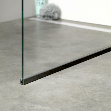 Sealskin Inloopdouche I AM A3 118x200 cm Zwart