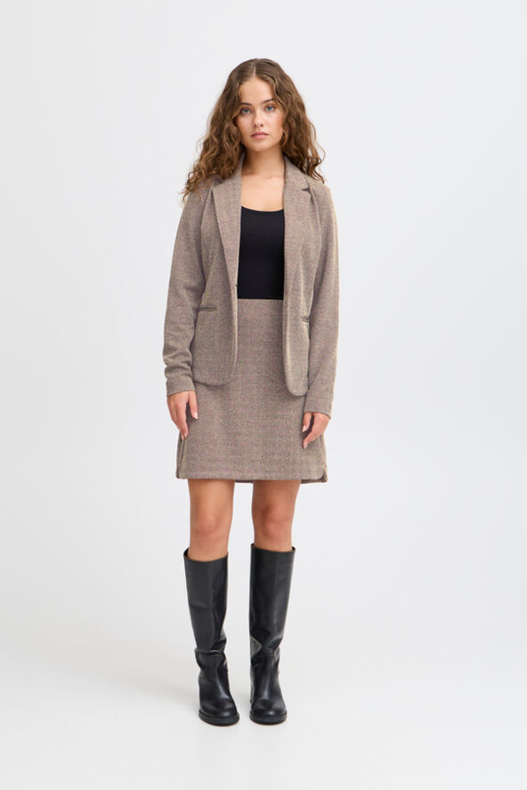 ICHI IHKATE JACQUARD SK5 Java/almond milk herringbone