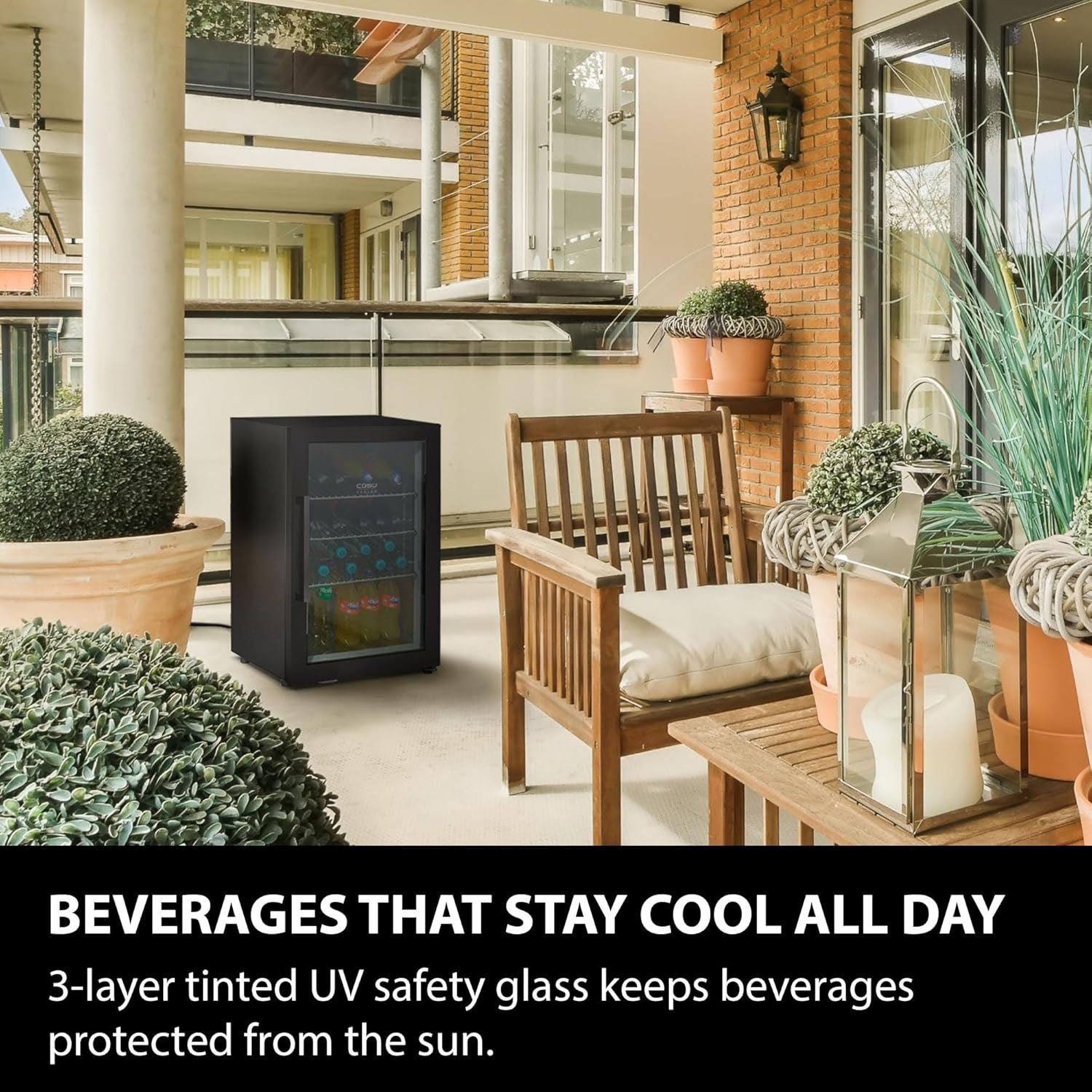 Caso BBQ Cooler Black S-L