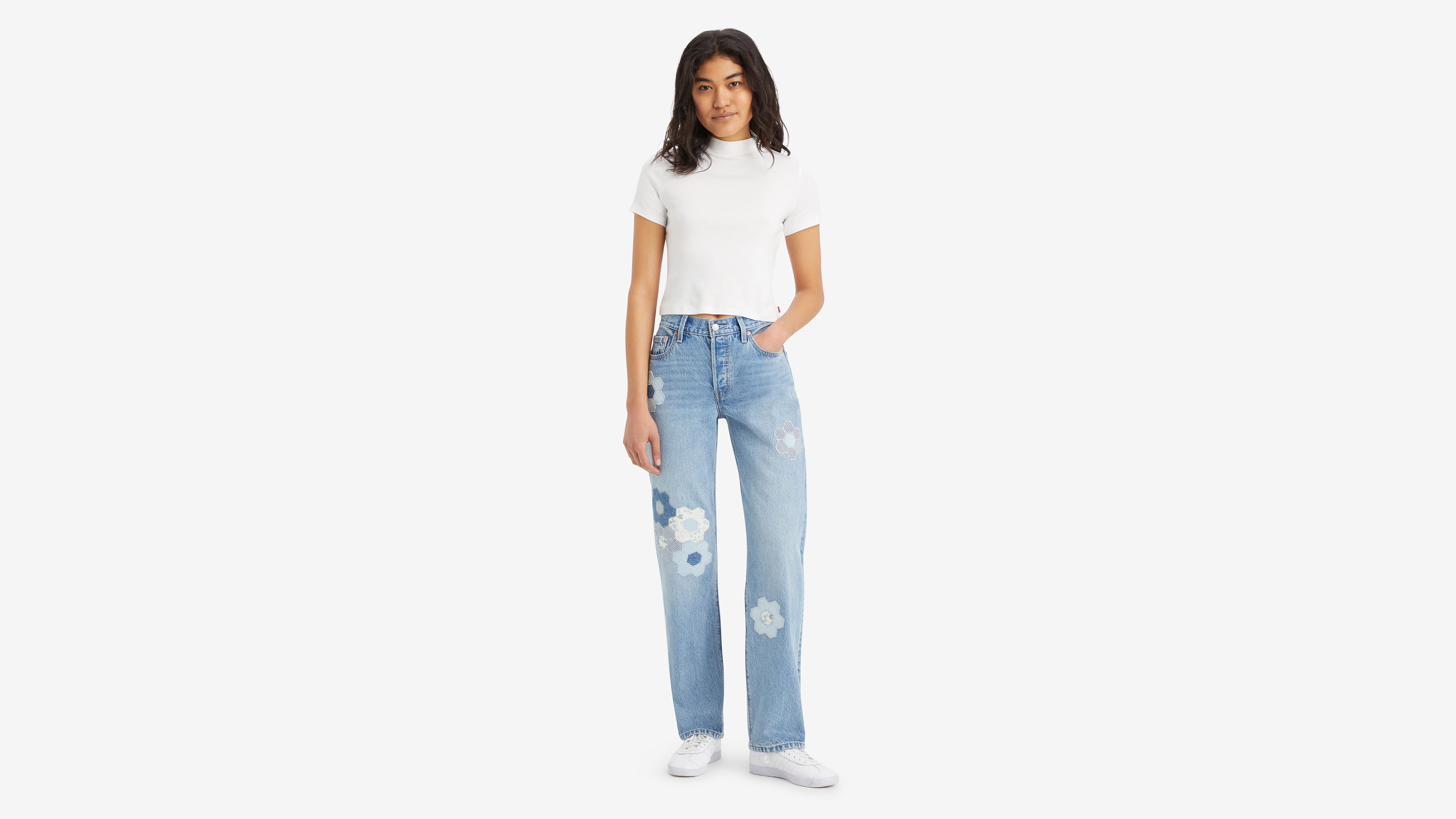 Jean 501® ’90 - Geo Florals - Bleu