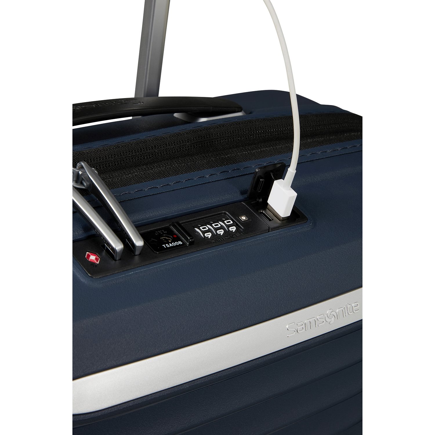 Samsonite Upscape Spinner 55 Expandable blue nights