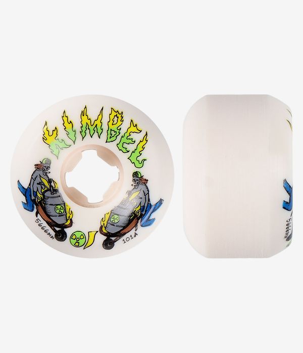OJ Kimbel Kegger Barrel Elite Mini Combo Rollen (white) 56mm 101A 4er Pack