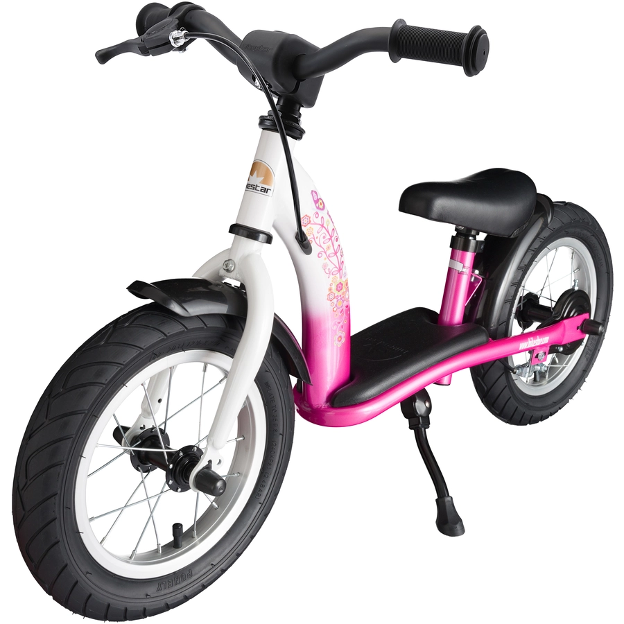 Bikestar Laufrad 12 Zoll Classic pink, weiß