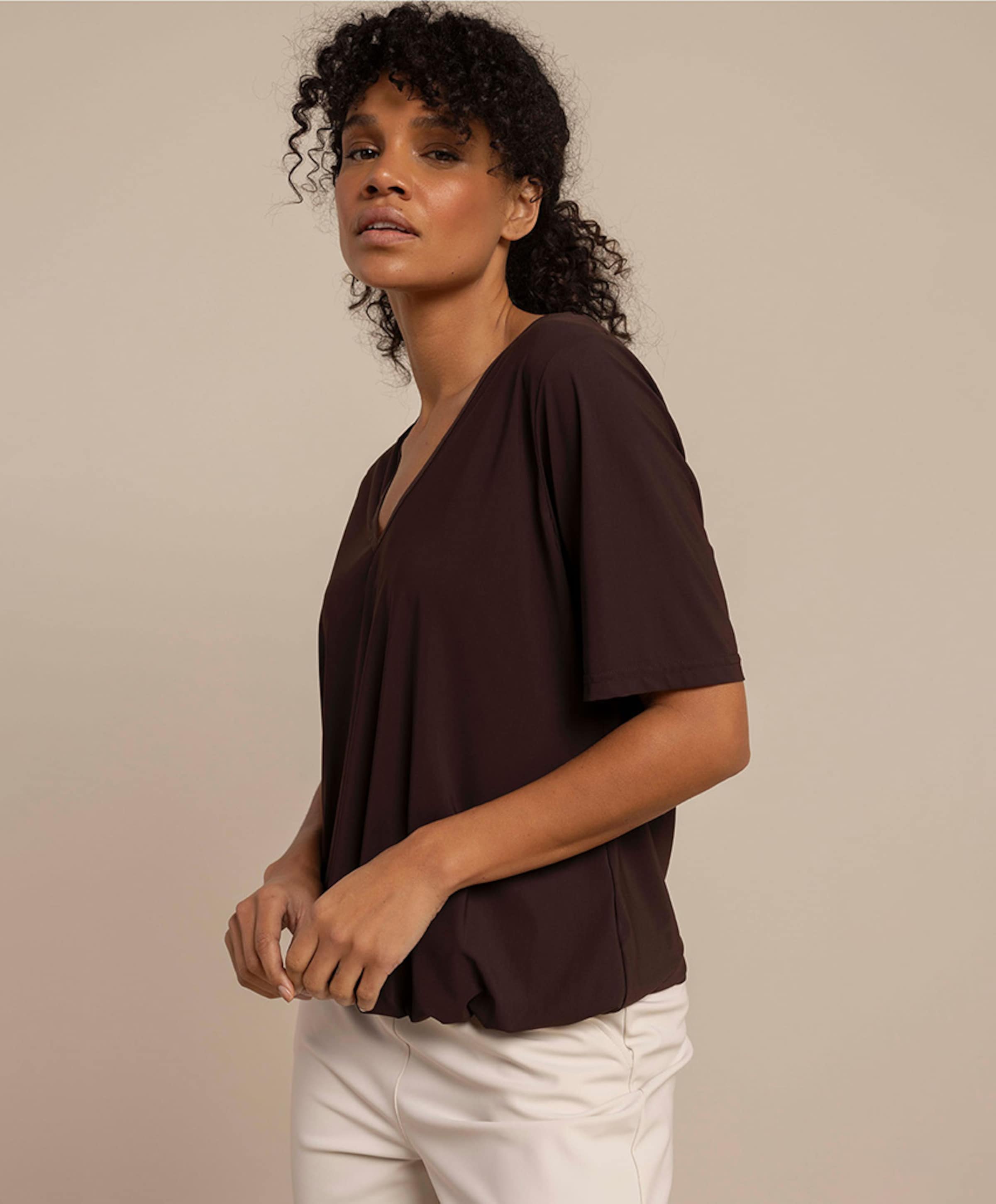 Studio Anneloes Dames T-shirt bruin
