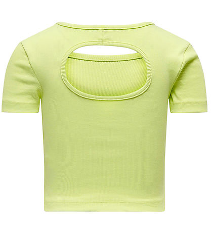 Kids Only T-Shirt - Noos - Rib - KogNessa - Shadow Limette