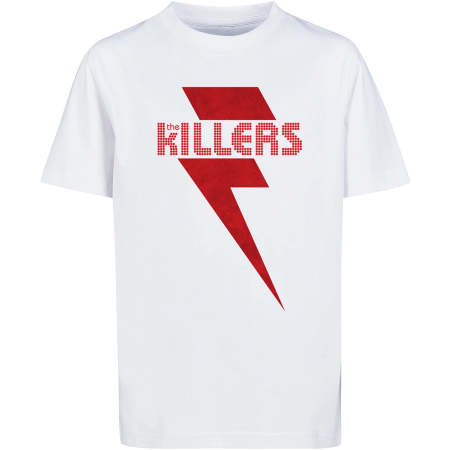 F4NT4STIC T-Shirt The Killers Rock Band Red Bolt weiß