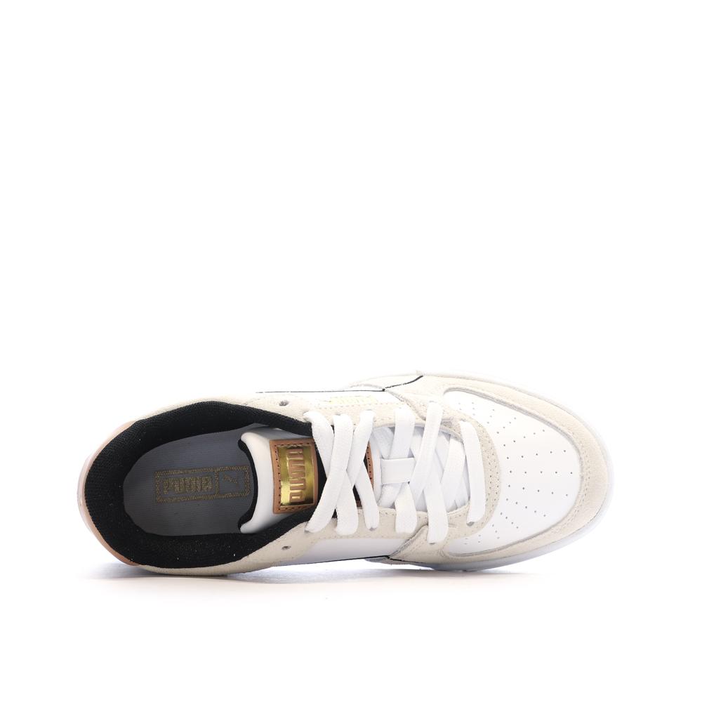 Puma Baskets Blanc/Beige/Noir Femme Puma Pro Tweak
