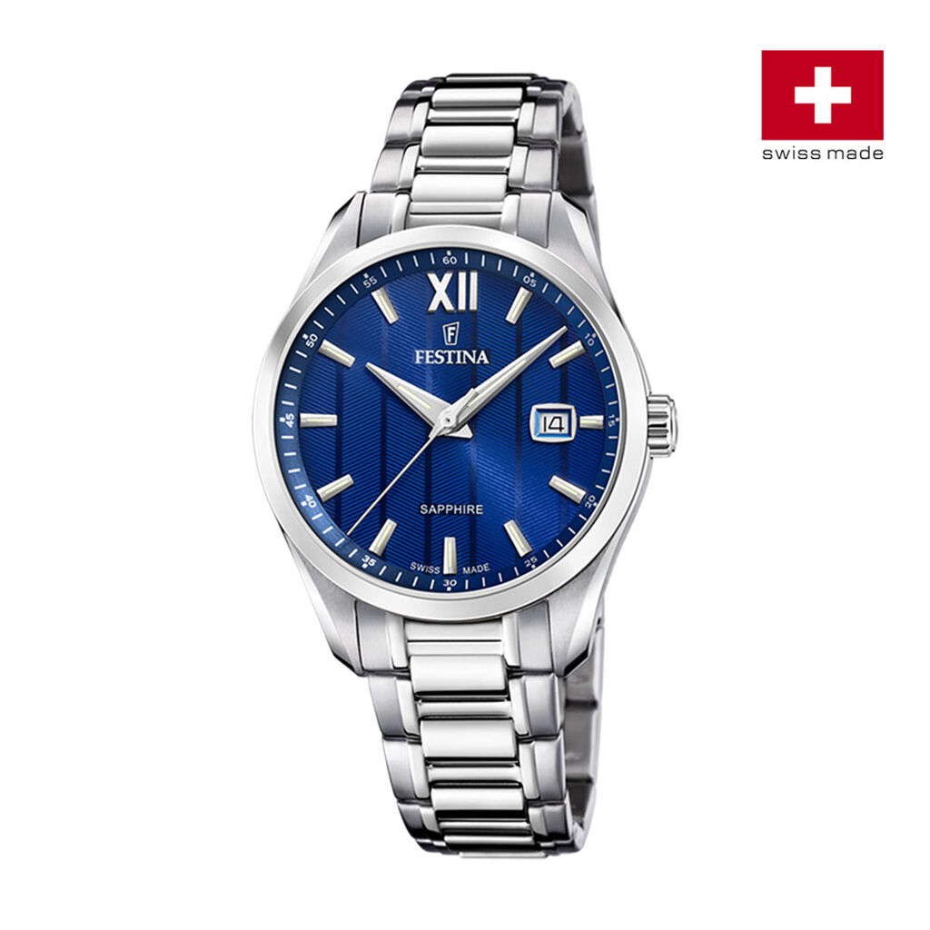 Montre Festina Swiss Made Bleu London