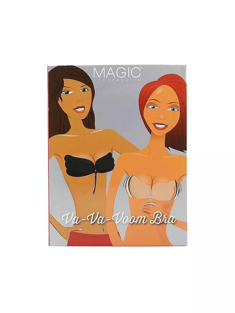 MAGIC BODYFASHION Va-Va-Voom Klebe-Push Up (Schwarz) beige