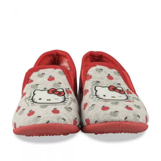 Chaussons GRIS HELLO KITTY