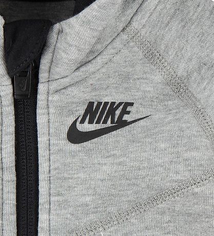 Nike Strampler - Grau Meliert m. Schwarz