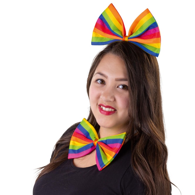 Fliege - Regenbogen - für Erwachsene