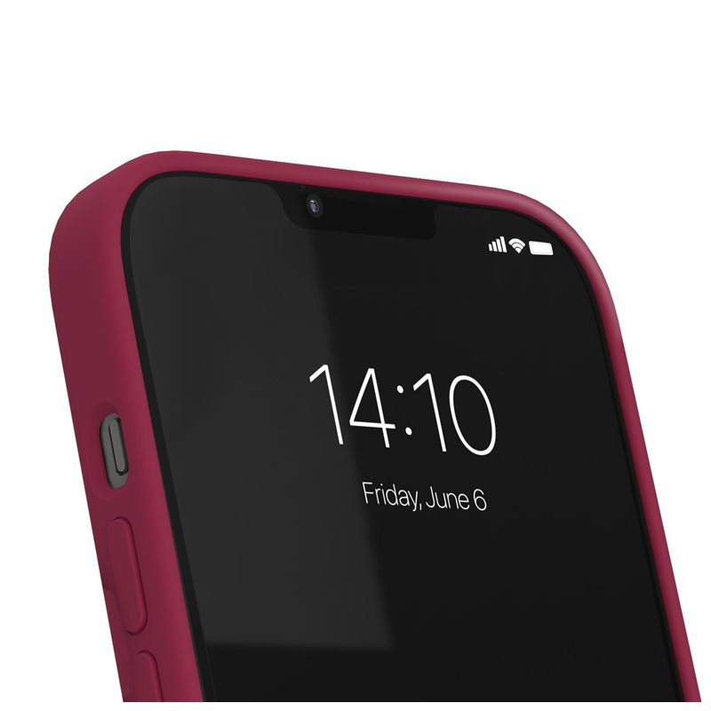 iPhone 15 MagSafe Silikon Hülle Case Recycled (IDSICMS-I2361-521) - Cranberry