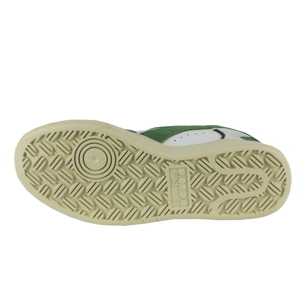 Zapatillas Diadora Magic Basket Low Suede Couro 501.178565 01 C1912 Amazon/branco